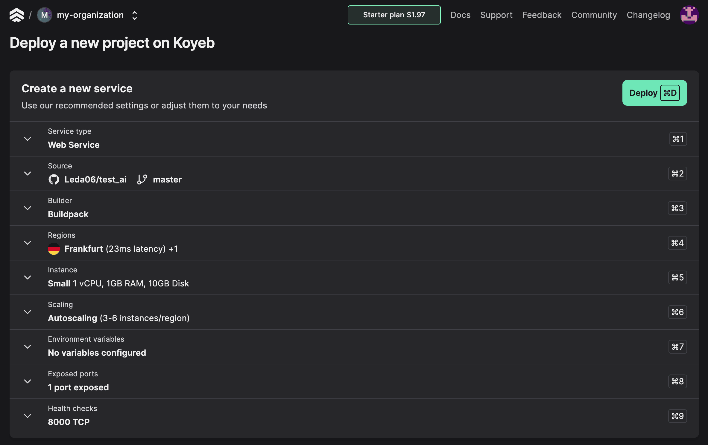 Autoscaling operations in activities, new service configuration form, improved Terraform provider, deploy Ollama one-click app, and more